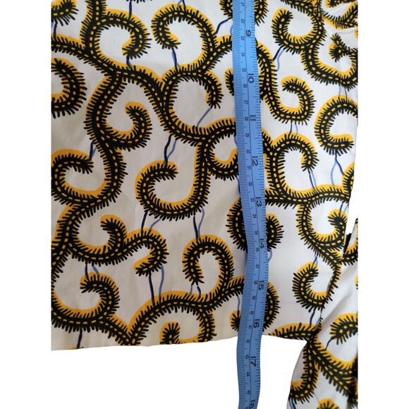 NWT Ace Kouture Womens One Shoulder Long Sleeve Patterned Top Skirt Matching Set - Picture 6 of 9